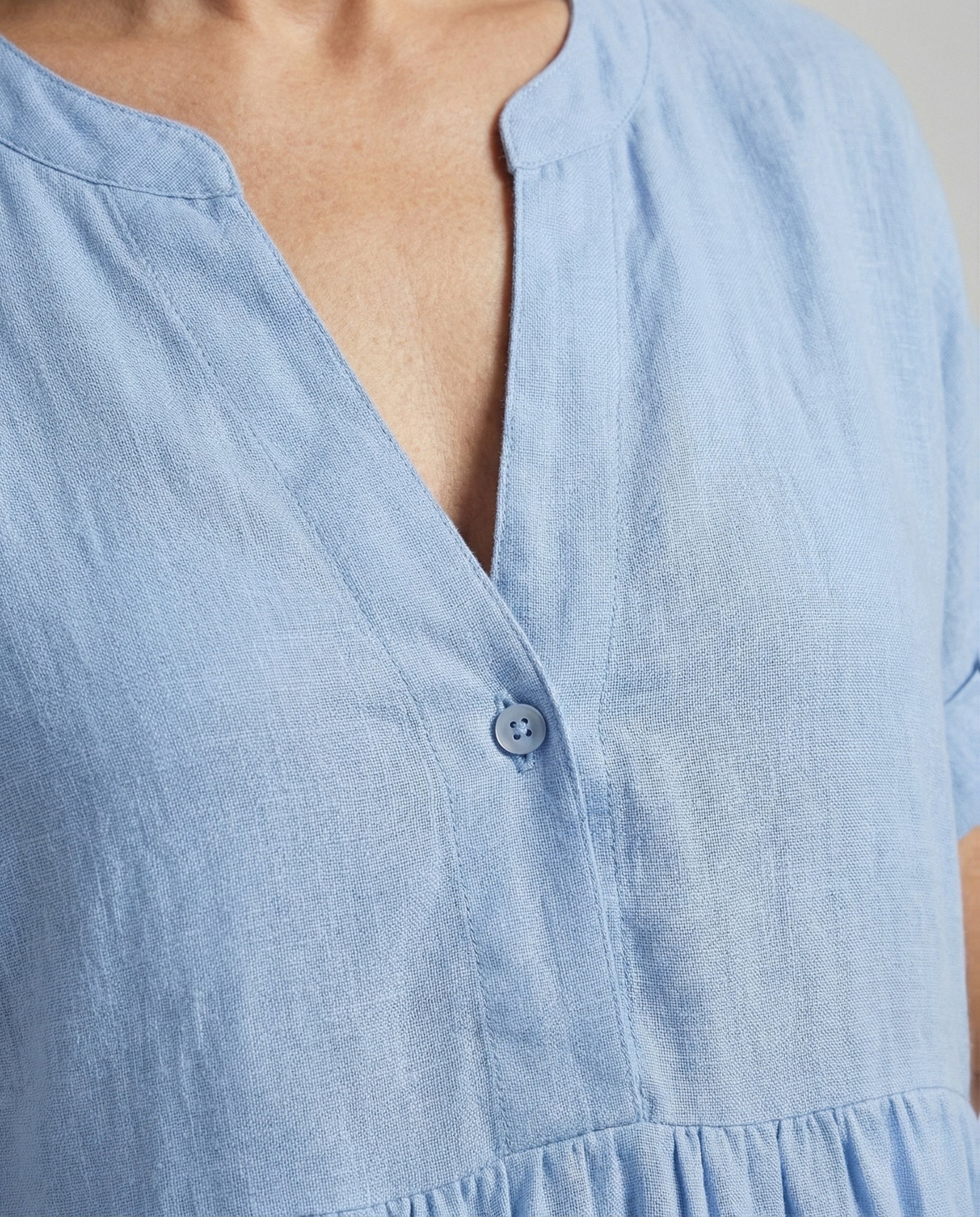 Bluse Damen Kurzarm Kentkragen
