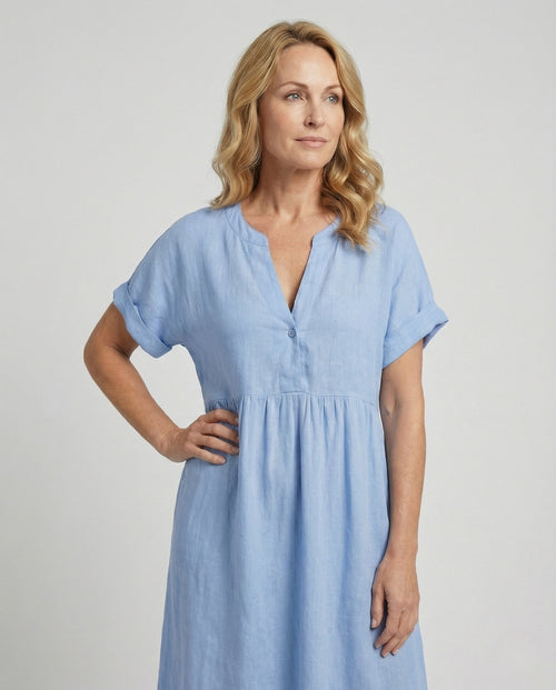 Bluse Damen Kurzarm Kentkragen