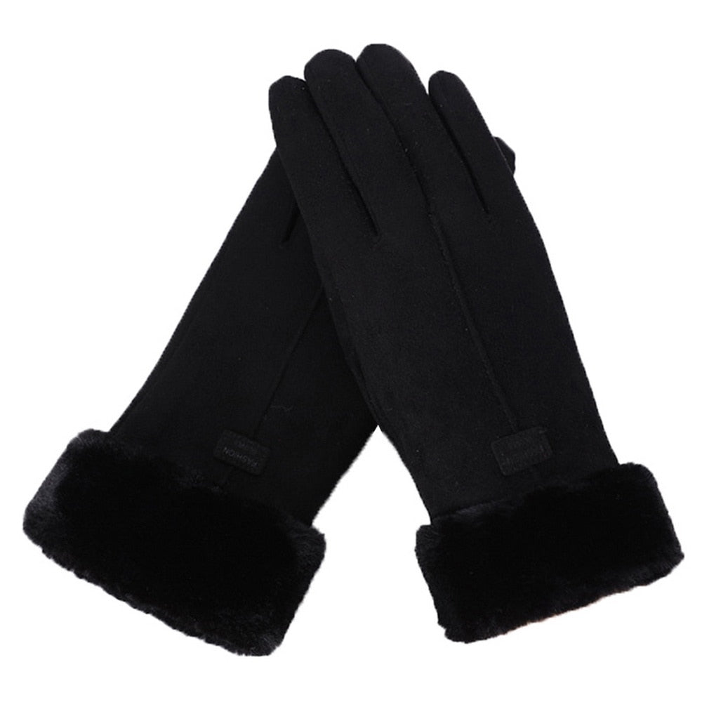 Selmira - Schicke und Stilvolle Winter Furry Handschuhe für Frauen