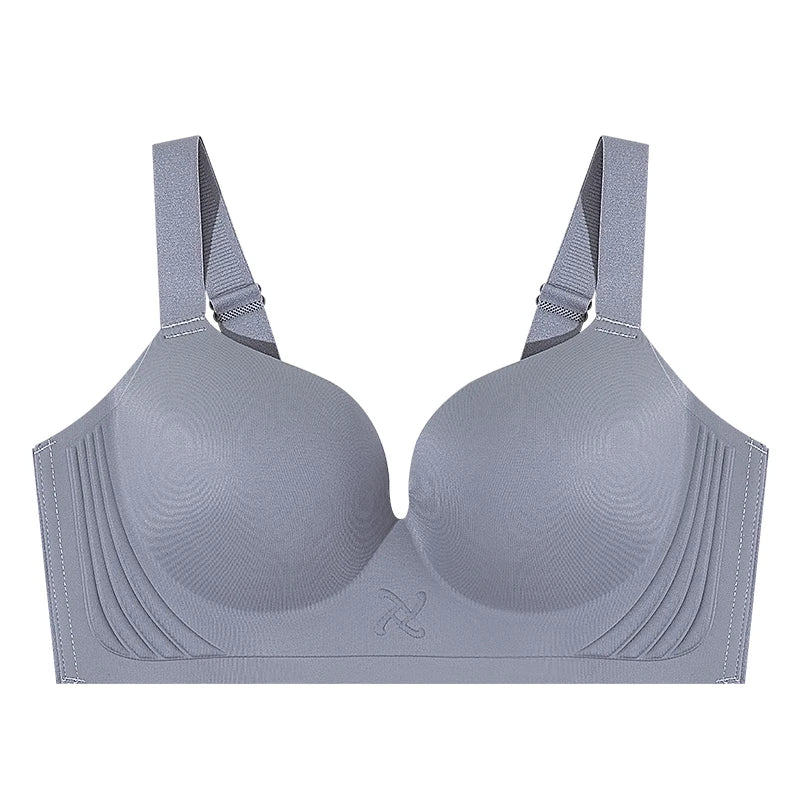 Selmira Drahtloser Plus-Size Push-up BH – Verstellbar, Bequeme Alltags-Unterwäsche für Große & Kleine Brüste