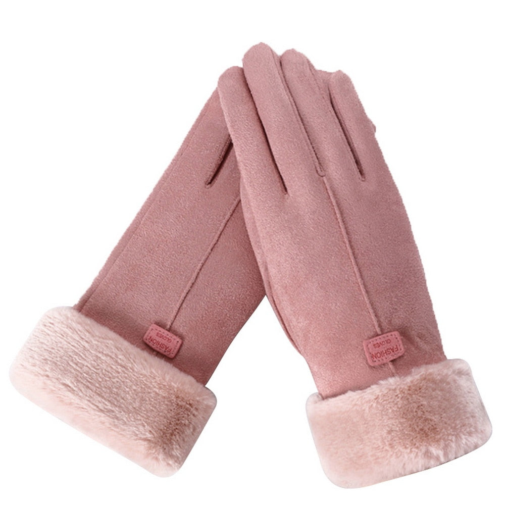 Selmira - Schicke und Stilvolle Winter Furry Handschuhe für Frauen