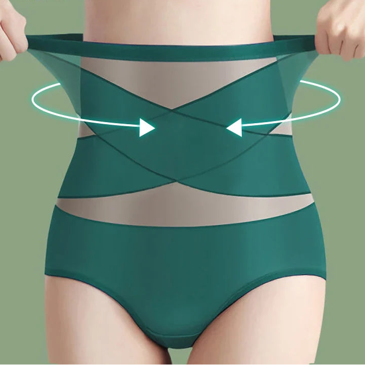 FallSweet 1/3PCS Große Größe Baumwollslips – Hohe Taille, Weiche Atmungsaktive Unterwäsche