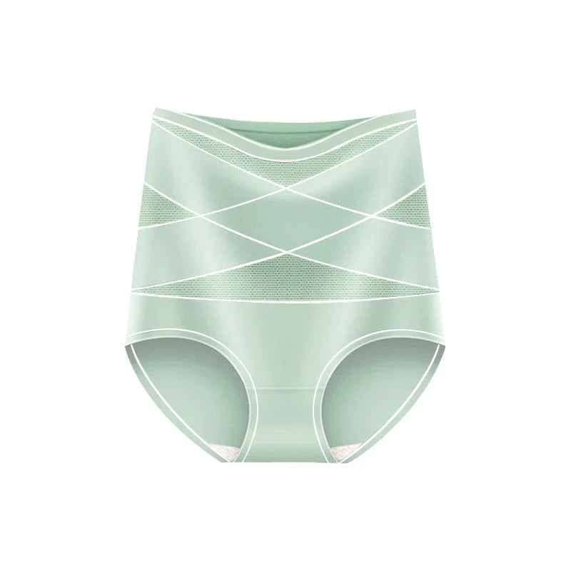 FallSweet 1/3PCS Große Größe Baumwollslips – Hohe Taille, Weiche Atmungsaktive Unterwäsche