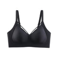 Selmira Push-up BH – Kleine Brüste Buchstaben Print Bralette, Bequemer Nahtloser BH