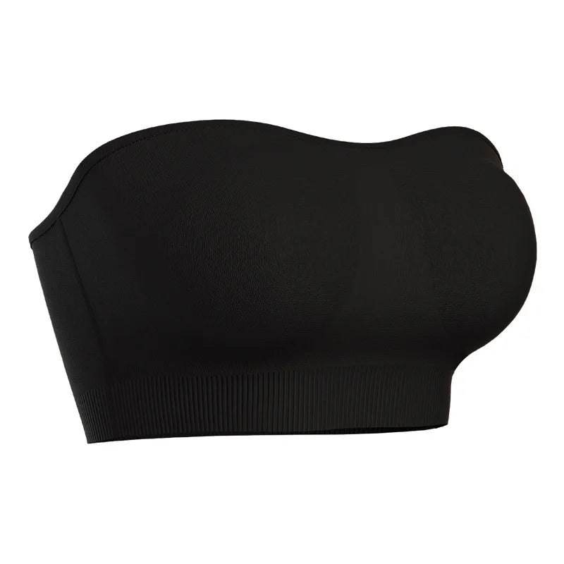 Selmira Strapless Push-up BH für Damen – Nahtloser Drahtloser BH, Rückenfreies Bralette, Abnehmbare Polsterung