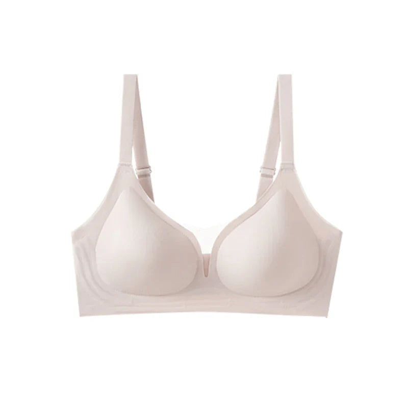 Selmira Wireless Push-up BH – Deep V Nahtloses Bralette für Kleine Brüste