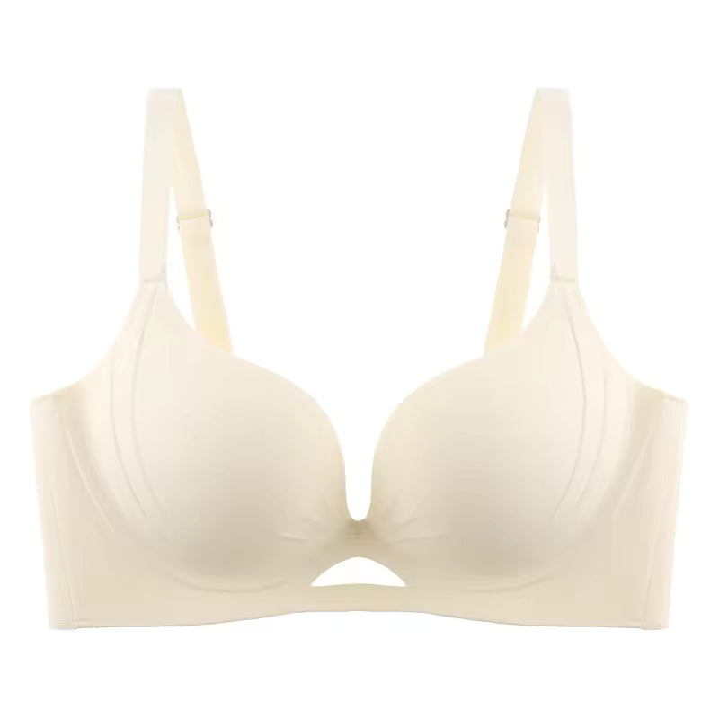 Selmira Nahtlos Unsichtbares Hollow Out Bralette – Drahtloser Push-up, Bequeme Atmungsaktive Unterwäsche