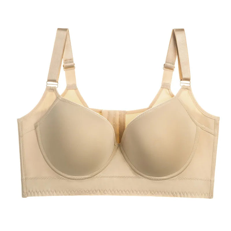 Selmira Plus-Size BHs für Damen – Push-up, Versteckt Rückenfett, Tiefer Cup Bügel-BH, Vollabdeckung BH