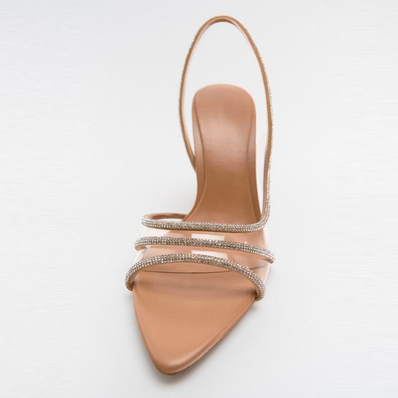 Selmira |  Elegante High-Heeled Sandalen - Stiletto Slingback Peep Toe Schuhe
