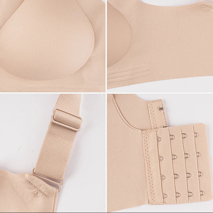 Selmira Big Cup Unsichtbarer Wireless BH – Vollabdeckung Bralette für Damen, Bequemer Alltagstrage-BH