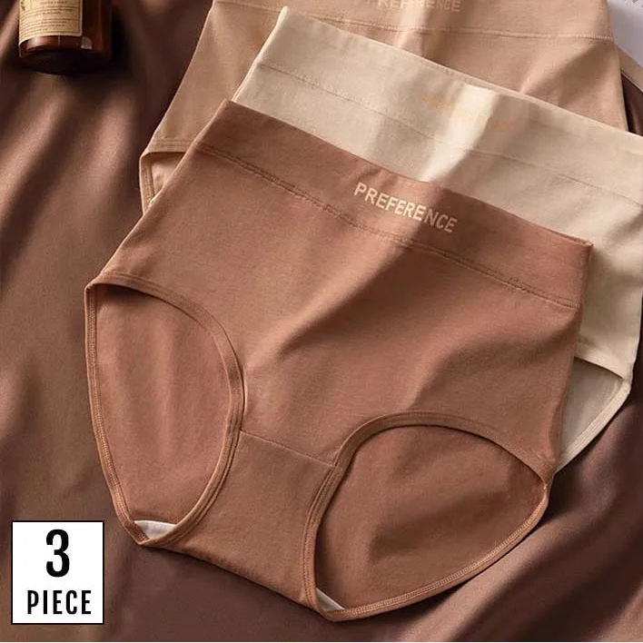 Selmira 3er-Pack Hohe Taille Nahtlose Slips – Weiche, Atmungsaktive, Bequeme Unterwäsche (Plus Size)