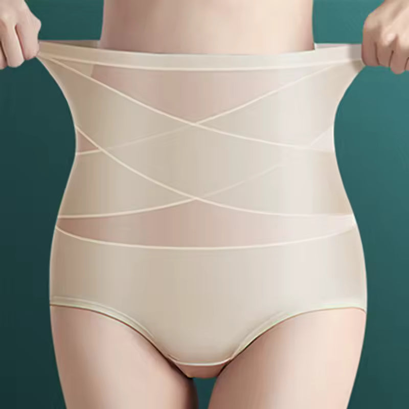 FallSweet 1/3PCS Große Größe Baumwollslips – Hohe Taille, Weiche Atmungsaktive Unterwäsche