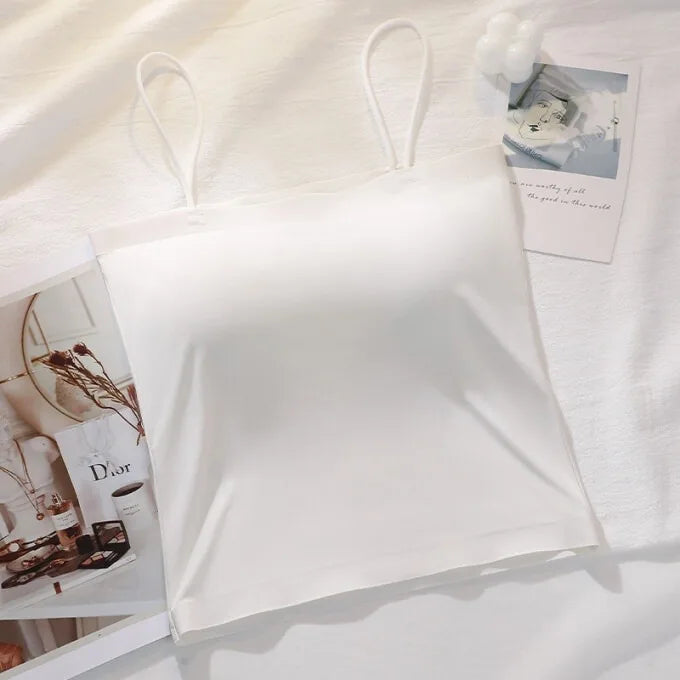 Selmira Wellen-Design Drahtloser Push-up BH – Weiche Unterstützung, Anti-Sagging Seitliche Brust-Unterwäsche