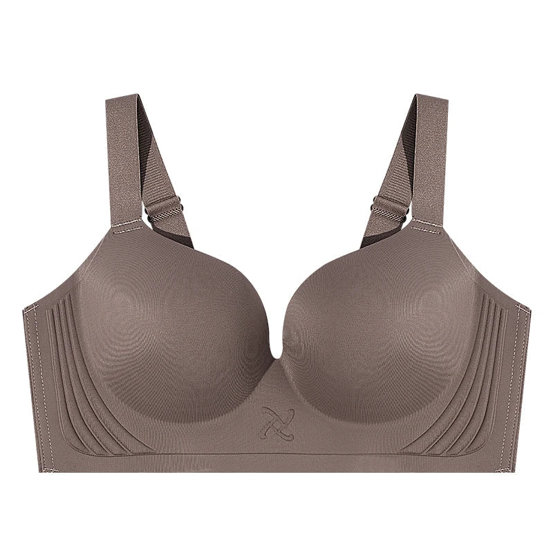 Selmira Drahtloser Plus-Size Push-up BH – Verstellbar, Bequeme Alltags-Unterwäsche für Große & Kleine Brüste