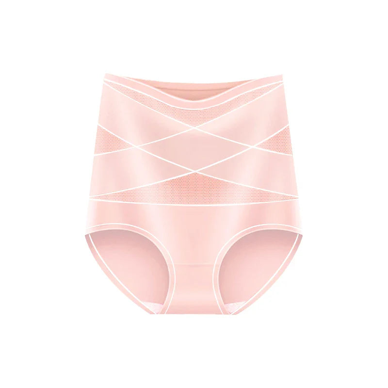 FallSweet 1/3PCS Große Größe Baumwollslips – Hohe Taille, Weiche Atmungsaktive Unterwäsche