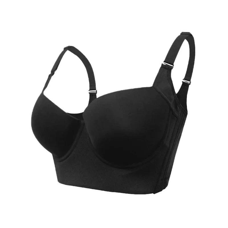 Selmira Push-up BH für Damen – Korsett Top Shapewear, Breite Rückenunterstützung, Haltung BH