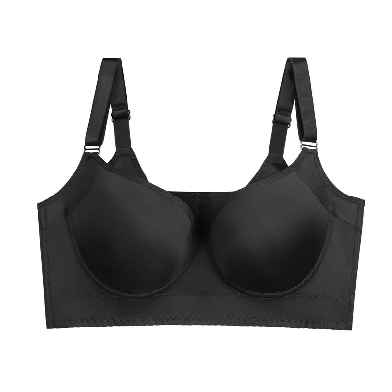 Selmira Plus-Size BHs für Damen – Push-up, Versteckt Rückenfett, Tiefer Cup Bügel-BH, Vollabdeckung BH