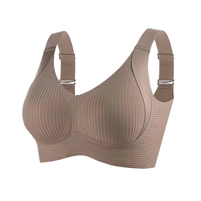 Selmira Damen Nahtloser Push-up BH – Drahtlos, Anti-Sagging Bralette, Bequeme Große Größen Unterwäsche