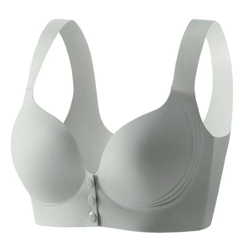 Selmira Frontverschluss Push-up BH – Drahtlos, Weich & Bequem, Große Größe Bralette