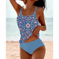 Selmira | Stylischer Bedruckter Tankini Badeanzug