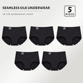 FallSweet 5PCS Nahtlose Eiskrepp Slips – Ultradünne, Atmungsaktive, Weiche Slips für Damen (M-XL)
