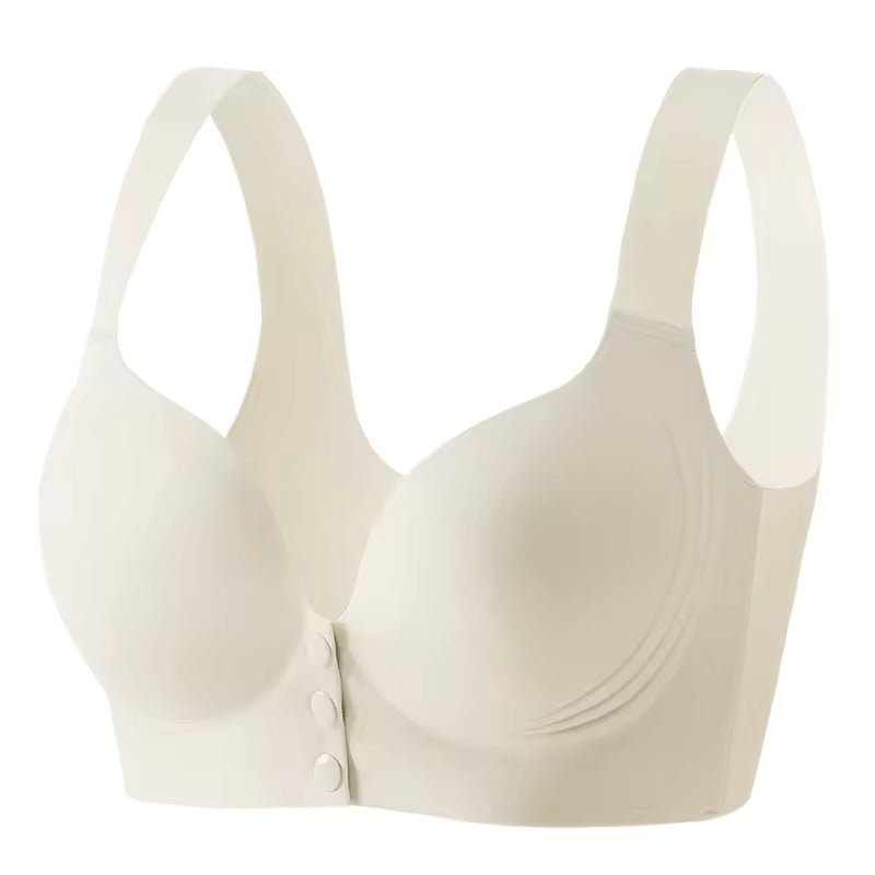 Selmira Plus-Size Wireless Frontverschluss-BH – Nahtlos, Atmungsaktiv, Unterstützender Push-up