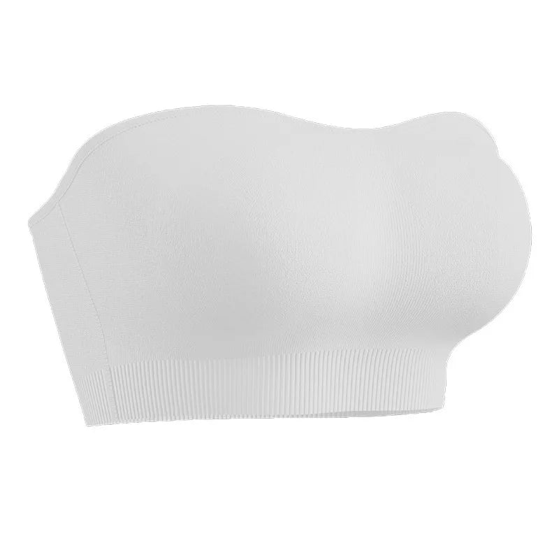 Selmira Strapless Push-up BH für Damen – Nahtloser Drahtloser BH, Rückenfreies Bralette, Abnehmbare Polsterung