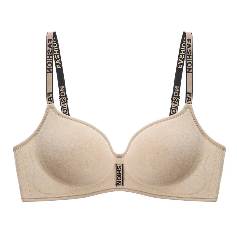 Selmira Flanell Wärmender BH – Dickes Wireless Push-up Bralette für Winterkomfort