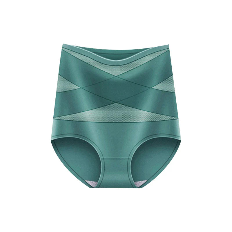 FallSweet 1/3PCS Große Größe Baumwollslips – Hohe Taille, Weiche Atmungsaktive Unterwäsche