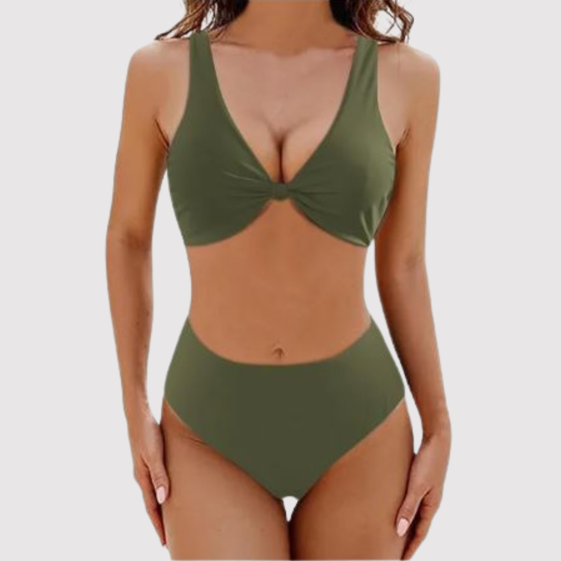 Selmira | Tiefe V-Neck Badeanzug für Frauen Livia