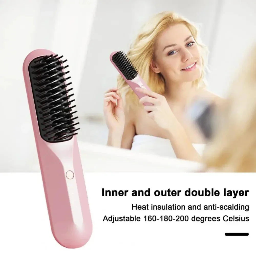 Selmira Brush - Kabellose Haarbürste für Locken, Wellen und Styling