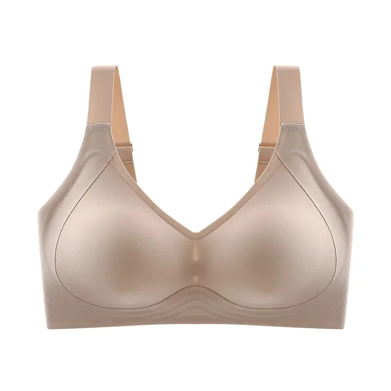 Selmira Bügelloser Plus-Size Push-up BH – Nahtloser Komfort-BH für Damen, weich & formend, M–6XL