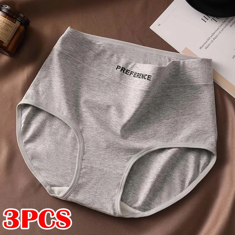 Selmira 3er-Pack Hohe Taille Nahtlose Slips – Weiche, Atmungsaktive, Bequeme Unterwäsche (Plus Size)