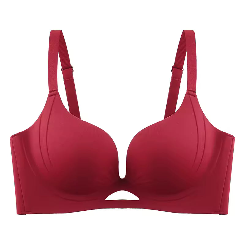 Selmira Nahtlos Unsichtbares Hollow Out Bralette – Drahtloser Push-up, Bequeme Atmungsaktive Unterwäsche