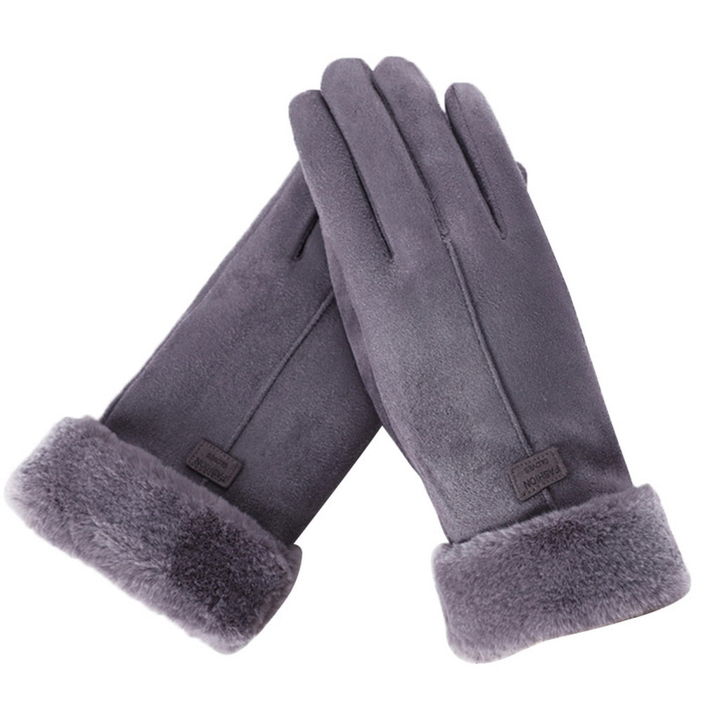 Selmira - Schicke und Stilvolle Winter Furry Handschuhe für Frauen