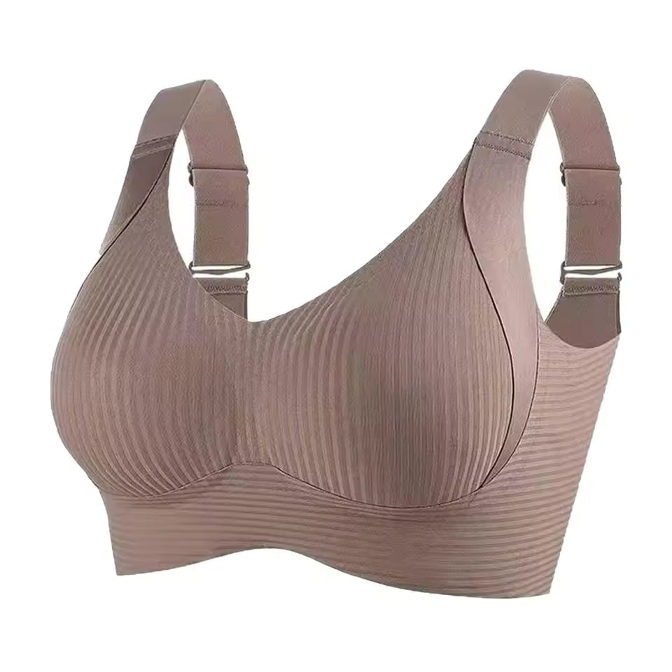 Selmira Damen Nahtloser Push-up BH – Drahtlos, Anti-Sagging Bralette, Bequeme Große Größen Unterwäsche