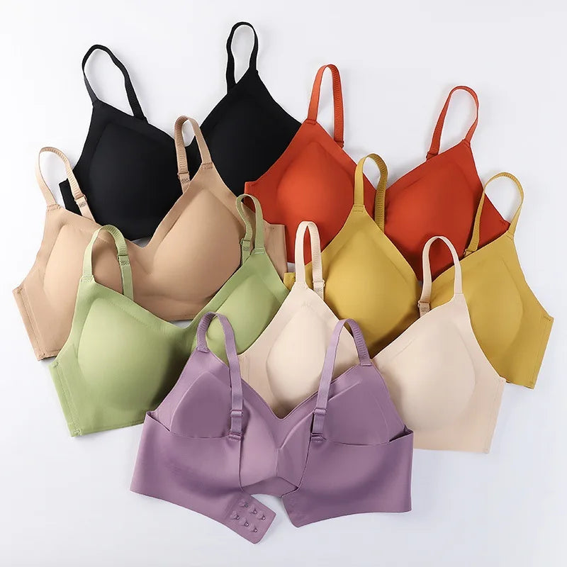 Selmira Damen Nahtloser Push-up BH – Bequeme 3/4-Cup, Weiche & Atmungsaktive Unterwäsche