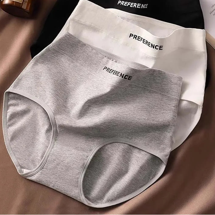 Selmira 3er-Pack Hohe Taille Nahtlose Slips – Weiche, Atmungsaktive, Bequeme Unterwäsche (Plus Size)