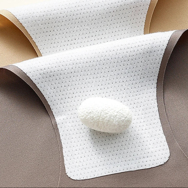 FallSweet 6PCS Nahtlose Seidenslips – Ultradünn, Hohe Elastizität, Weich, Atmungsaktive Unterwäsche für Damen