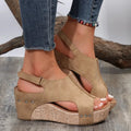 Selmira | Orthopädische Keil-Sandalen mit offener Spitze
