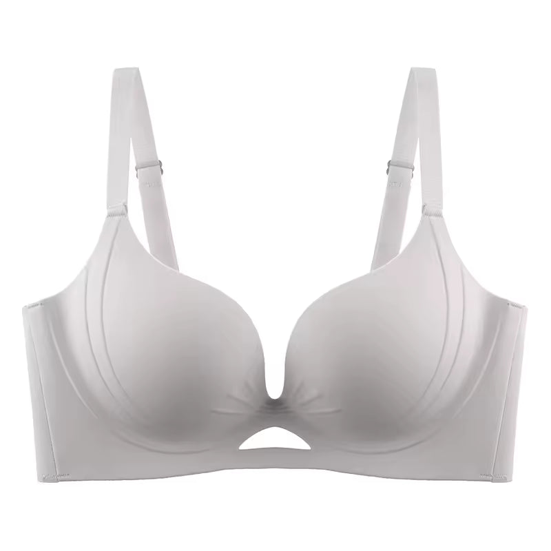 Selmira Nahtlos Unsichtbares Hollow Out Bralette – Drahtloser Push-up, Bequeme Atmungsaktive Unterwäsche