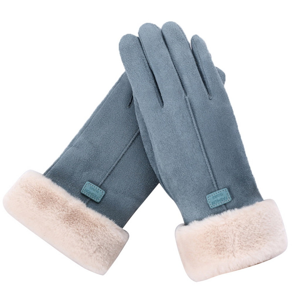 Selmira - Schicke und Stilvolle Winter Furry Handschuhe für Frauen