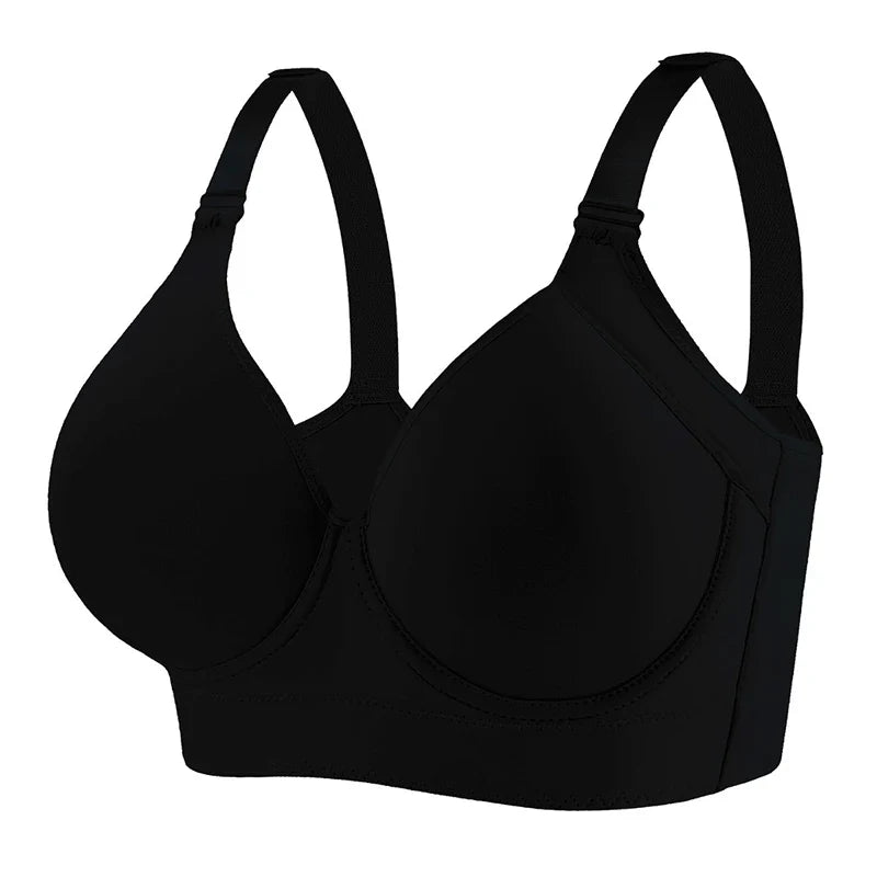 Selmira Vollabdeckender Push-up BH für Damen – Tiefer Cup, Bügel-Bralette, Glättende Unterstützung
