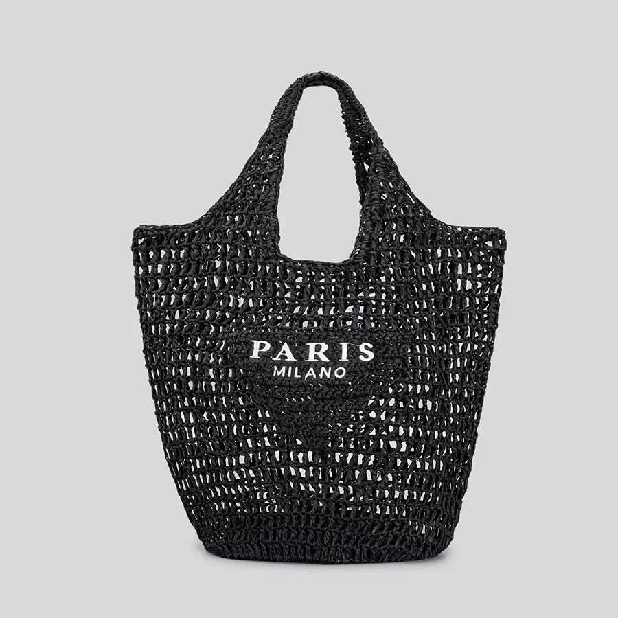 Selmira | Handgewebte Tasche mit Selmira- und Milano-Aufdruck