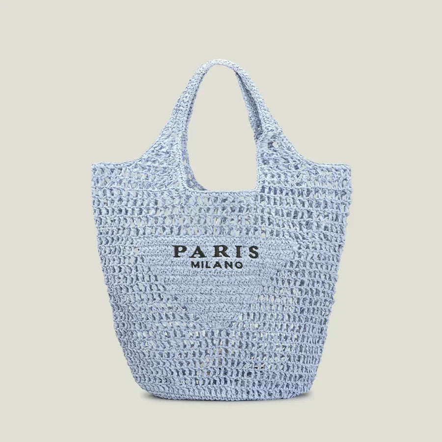 Selmira | Handgewebte Tasche mit Selmira- und Milano-Aufdruck