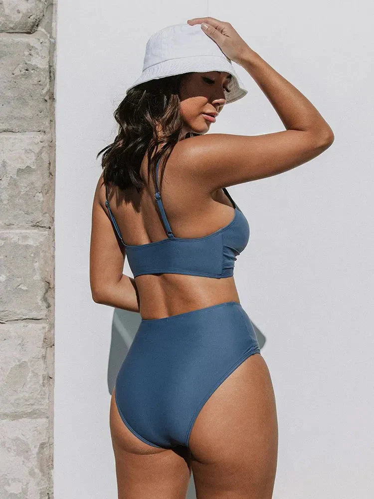 Damen Bikini Set mit Hoher Taille & Sommer-Strandmode | Selmira