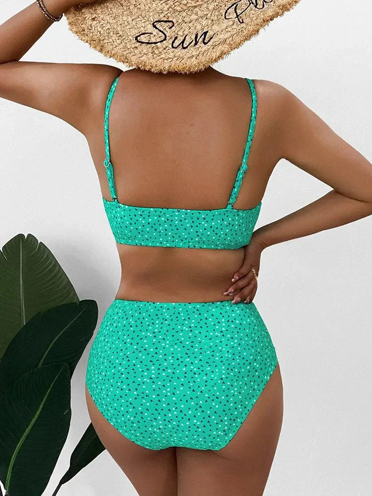 Damen Bikini Set mit Hoher Taille & Sommer-Strandmode | Selmira