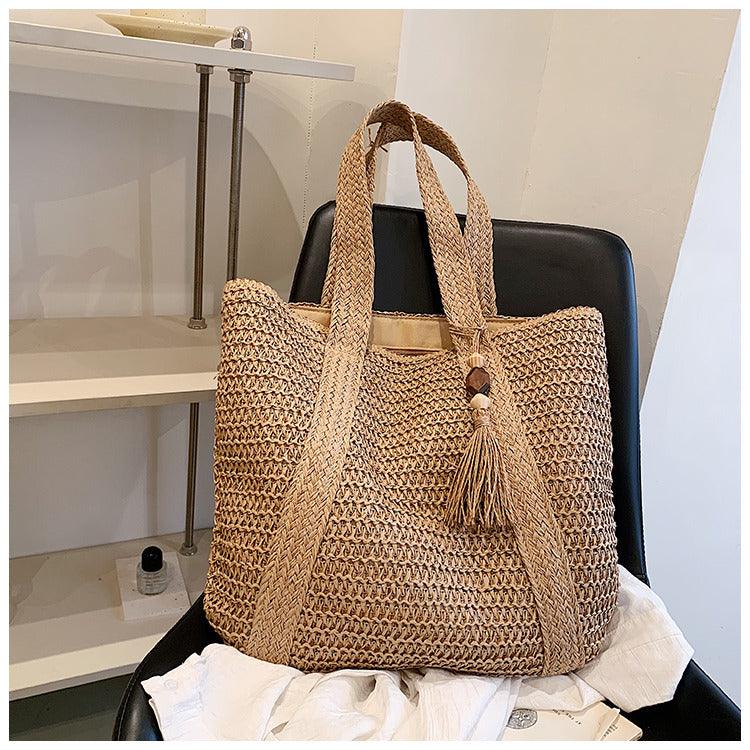 Selmira | Sommertasche Aus Stroh mit Lässigem Design