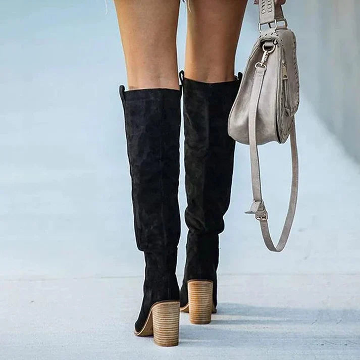 Selmira | Frauen Kniefallende Stiefel