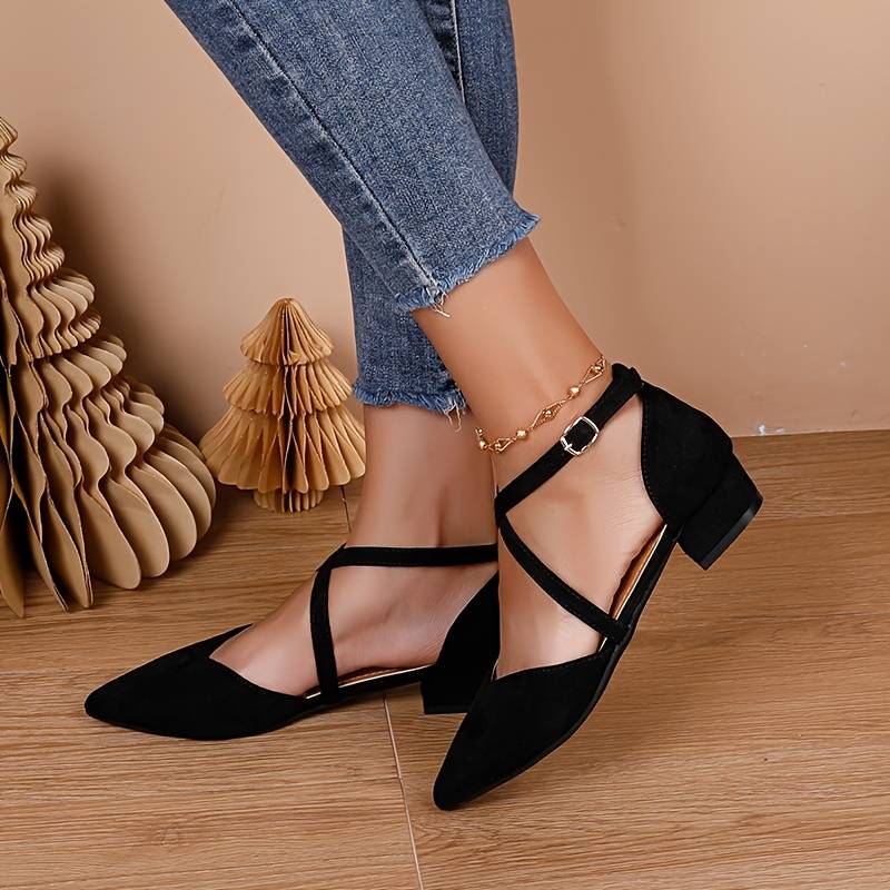 Selmira | Damen Niedrige Absatz Sandalen Stilvoll